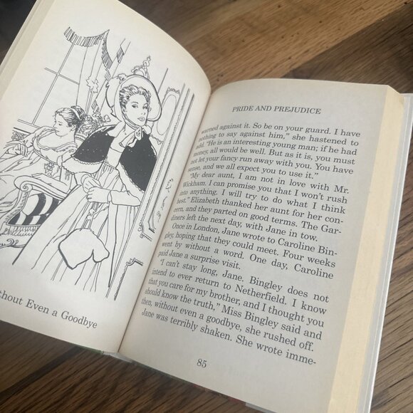 Pride and Prejudice by Jane Austen 1997 Baronet Books GREAT ILLUSTRATED CLASSICS - Picture 4 of 5